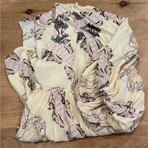 Free People Dresses & Skirts - NWT Free People Girl Talk Balloon Slv Tunic or Dress Boho Western Festival M